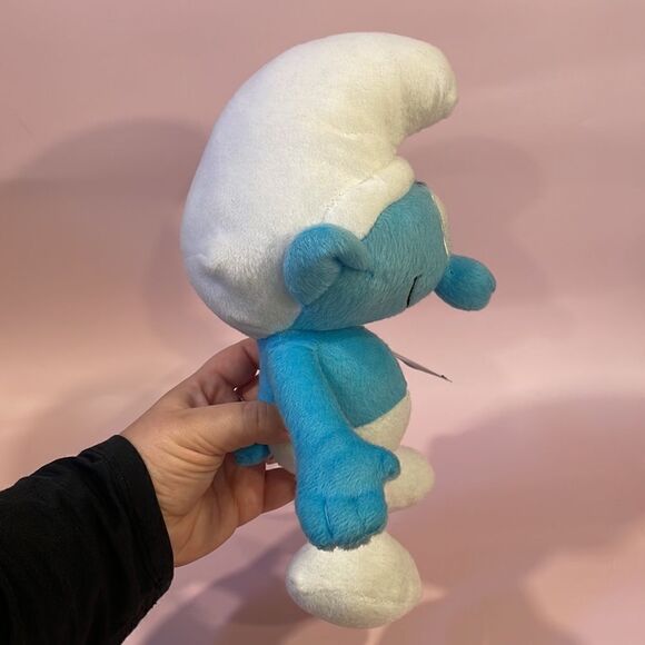 SMURF The Smurfs 11" Plush 2013 Kelly Toys NWT Excellent Condition Blue & White - Picture 5 of 9
